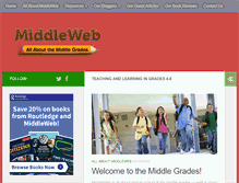Tablet Screenshot of middleweb.com